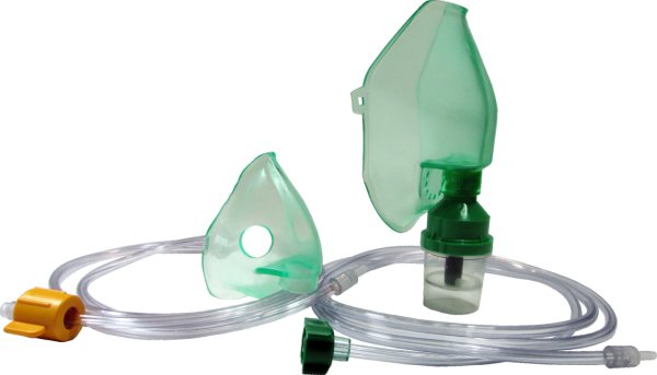 conjunto nebuliza��o oxigenio hospitalar ou domestico (rosca) adulto 1.60m - daru