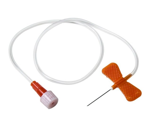 scalp para infusao 23g luer lock pvc com 100 unidades - labor import