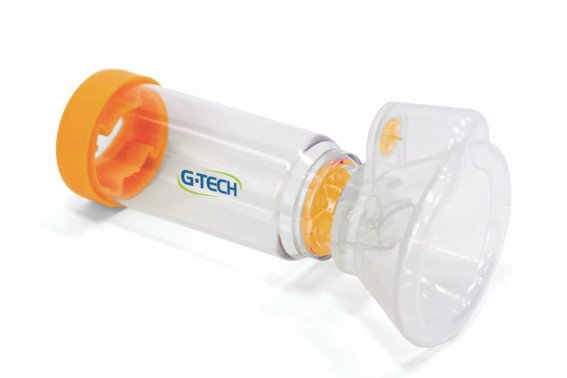 espacador para areossol clear adulto e infantil - g-tech