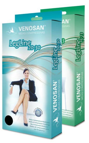 meia venosan  legline suave compressao agh 15-23 (m) pe aberto olinda