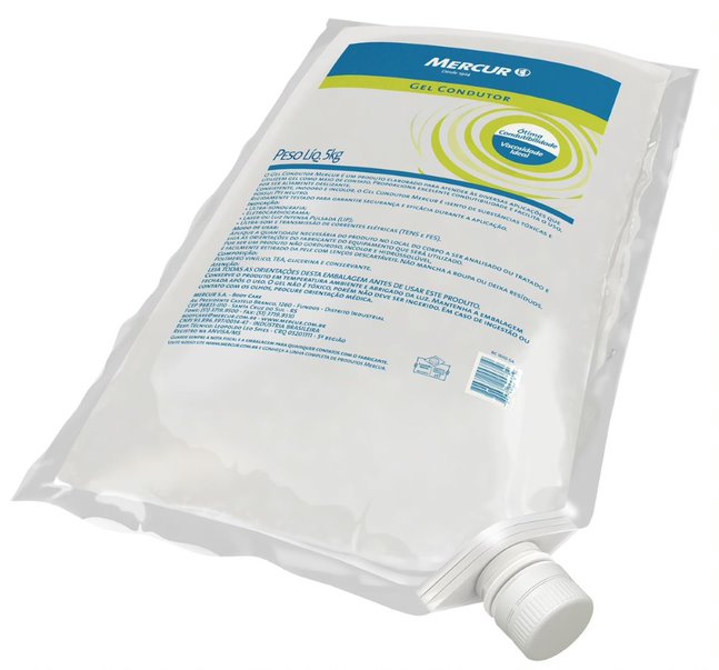 gel condutor frasco com 320g - mercur
