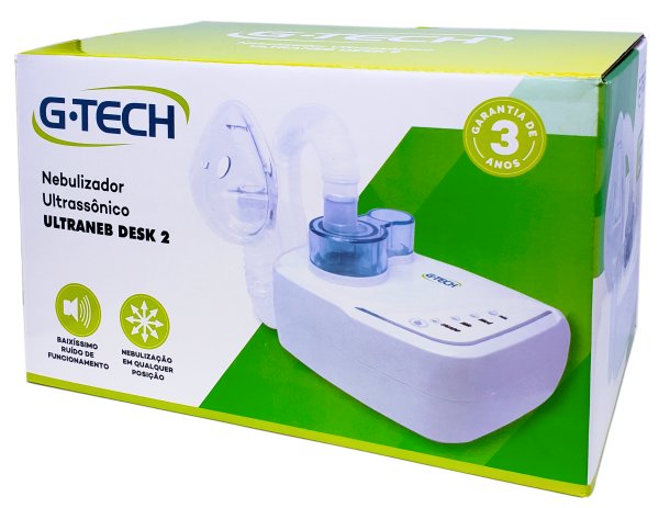 nebulizador e inalador ultrassonico ultraneb desk2 - g-tech